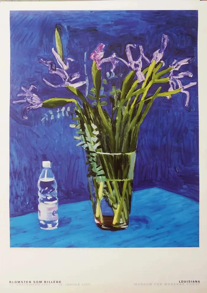David Hockney exposition originale une année en Normandie maison arbre Art moderne affiche toile peinture mur