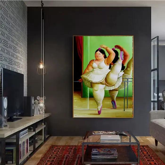 Peinture sur toile d'art célèbre de Fernando Botero