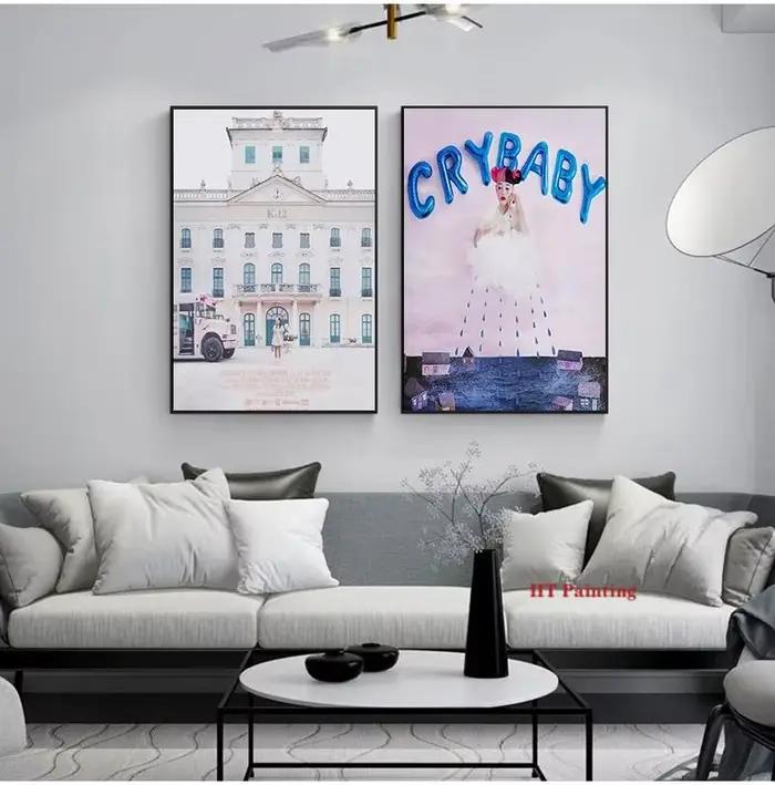Melanie Martinez chanteur Crybaby Album de musique affiche toile peinture HD imprimé mur Art photos chambre décor à la maison Fans cadeau