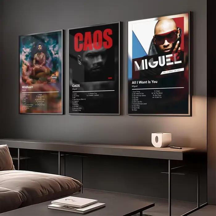 Affiche du célèbre rappeur M-Miguel