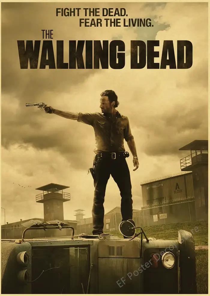 Affiche The Walking Dead Rick Grimes/Daryl Dixon