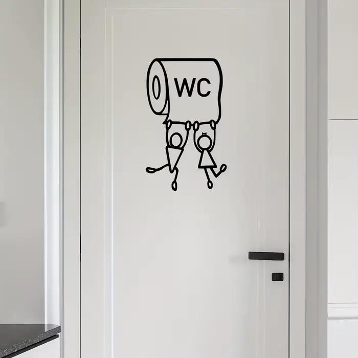 Autocollant de WC 1 pièce