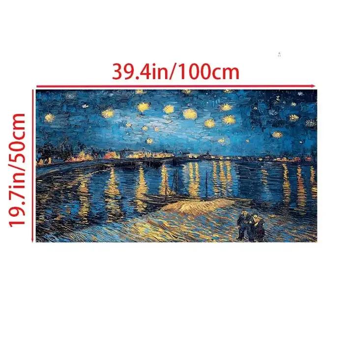 Peinture à l'huile de nuit étoilée Van Gogh