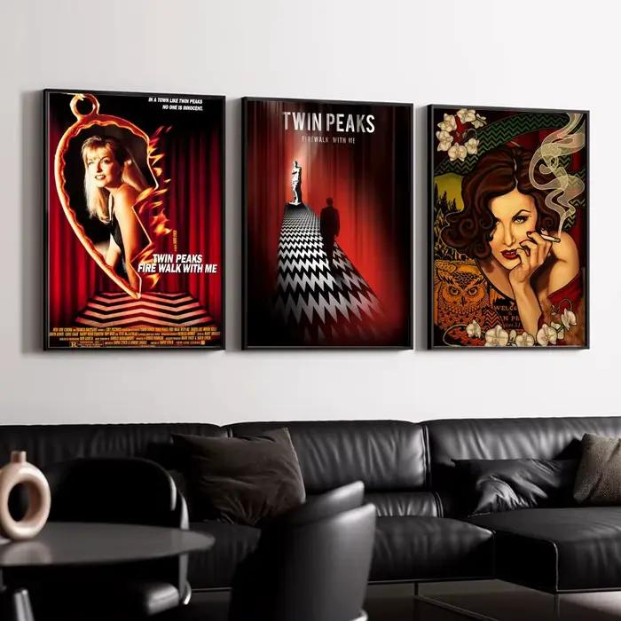 Affiche de la série télévisée classique T-Twin Peaks