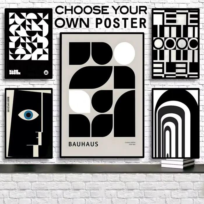 Peinture moderne de Style noir et blanc