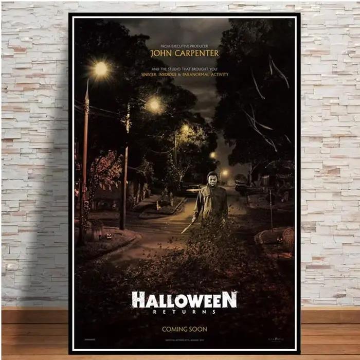 Affiche de Film d'Horreur d'Halloween Michael Myers