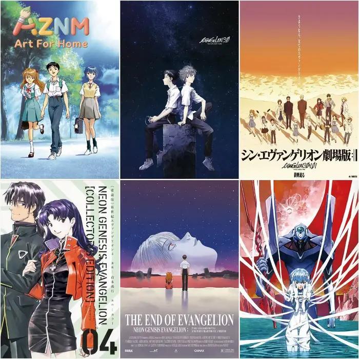 EVA New Century Evangelion Peinture sur toile sans cadre