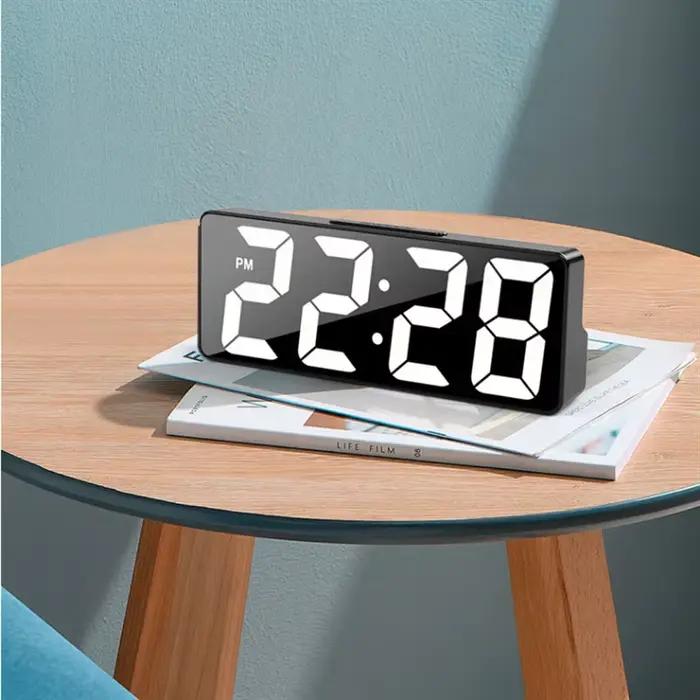 Dernière horloge numérique LED réveil chambre