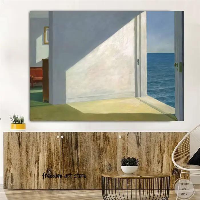 Edward Hopper œuvres d'art Nighthawks matin soleil paysage Art affiche toile peinture mur Art impression photo salon décor à la maison