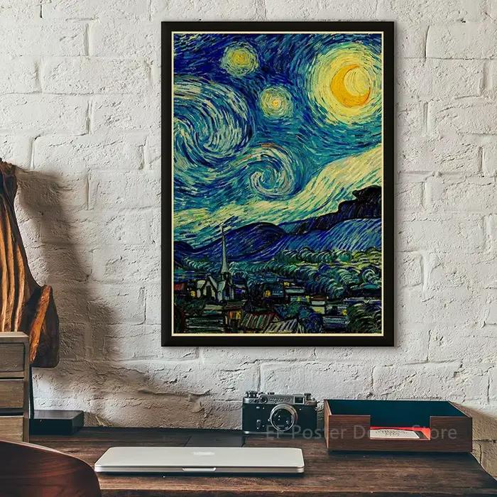 Affiche de la célèbre collection de peinture à l'huile de Van Gogh nous-mêmes
