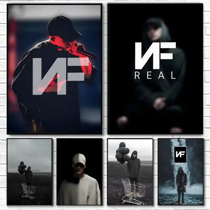 Affiche de chanteur rappeur N-NF
