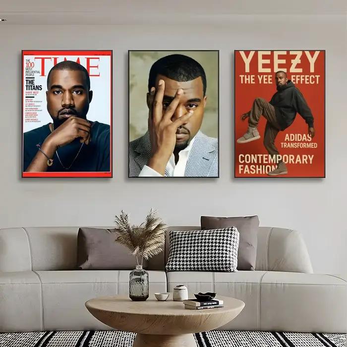 Affiche K-Kanye W-West Y-Ye Rapper