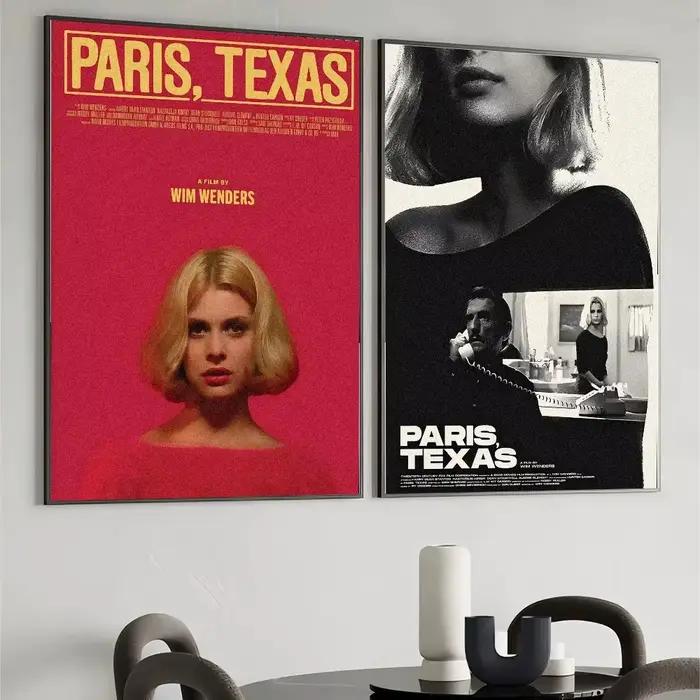 Affiche de film de route classique Paris Texas