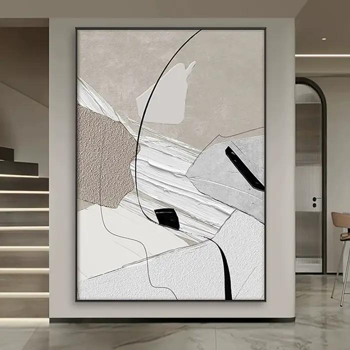 Peinture à l'huile sur toile abstraite