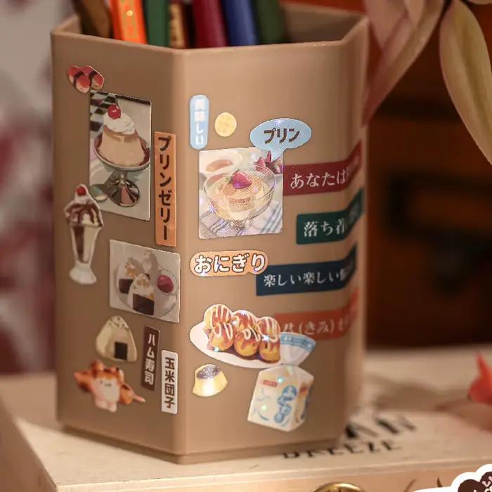 Livre d'autocollants mignons de Style japonais