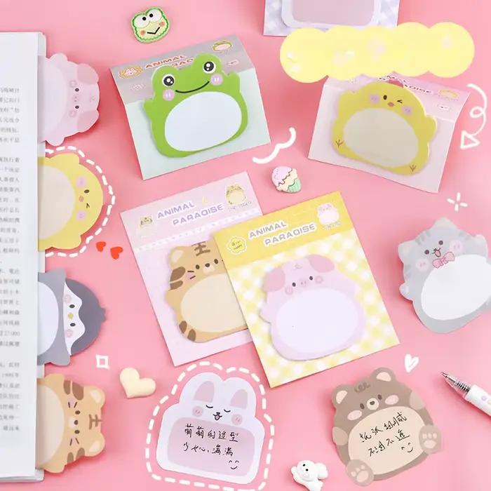 8 paquets de Notes autocollantes de forme spéciale