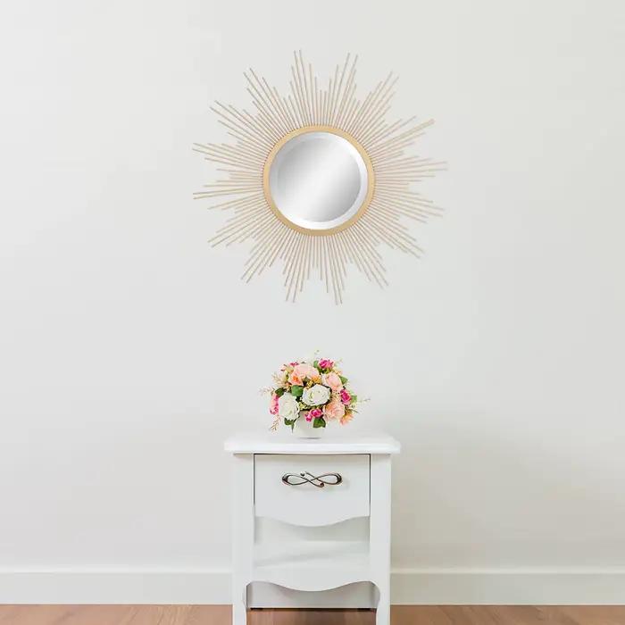 Miroir décoratif mural Sunburst magnifique