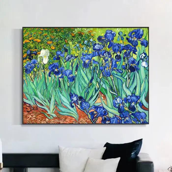 Célèbre Van Gogh café terrasse la nuit reproductions de peinture à l'huile impression toile affiche mur Art photo pour salon décor à la maison