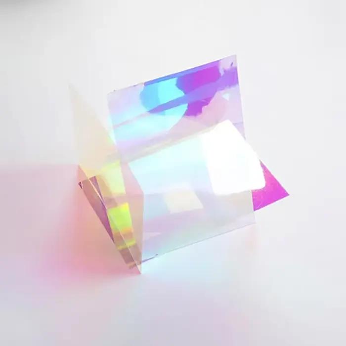 Panneau arc-en-ciel en plexiglas laser