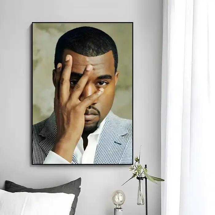 Affiche K-Kanye W-West Y-Ye Rapper