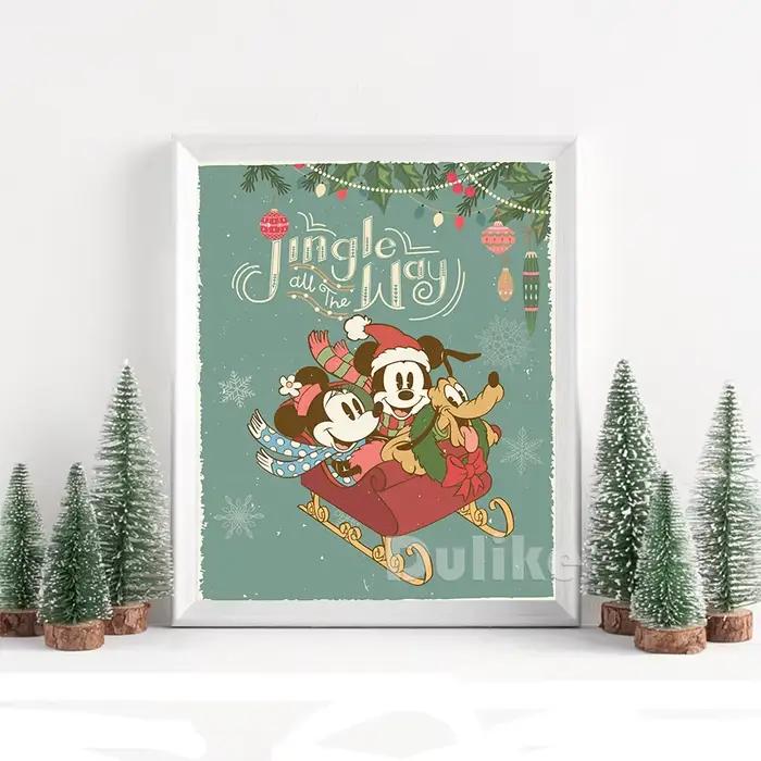 Christmas Print Canvas Poster