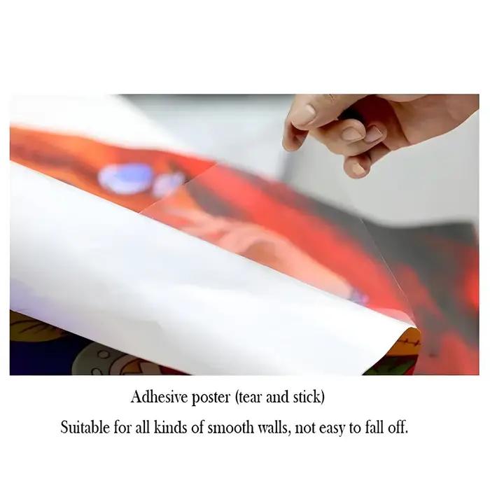 Affiche artistique imprimée sur toile