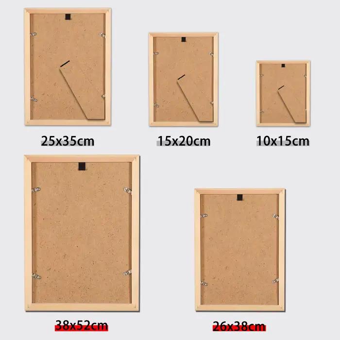 【Personnalisé】Puzzles en bois encadrés