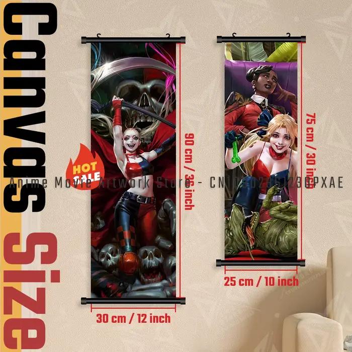 DC Comics Joker Suicide Squad Harley Quinn toile impression suspendue peinture mur Art affiche décor à la maison rouleaux photo salon