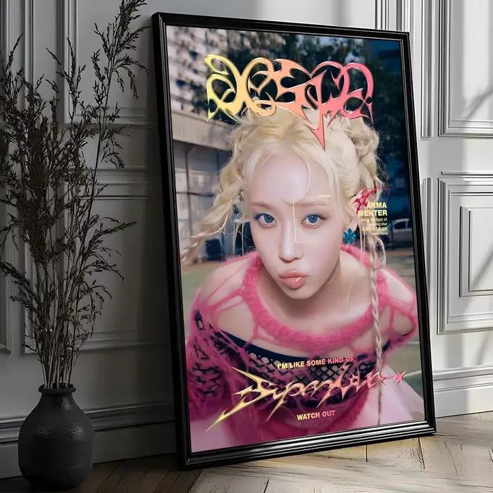 Affiche de musique pop coréenne A-Aespa