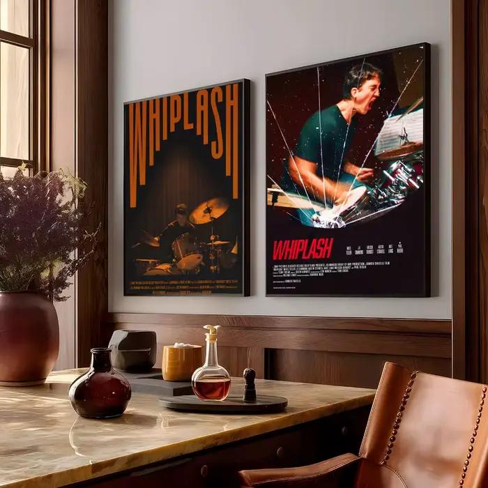 W-Whiplash MOIVE – affiche autocollante en papier imperméable