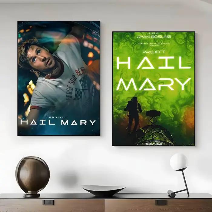 Project Hail Mary 2026 Movie Fashion Canvas Wall Art pour décoration murale de salon