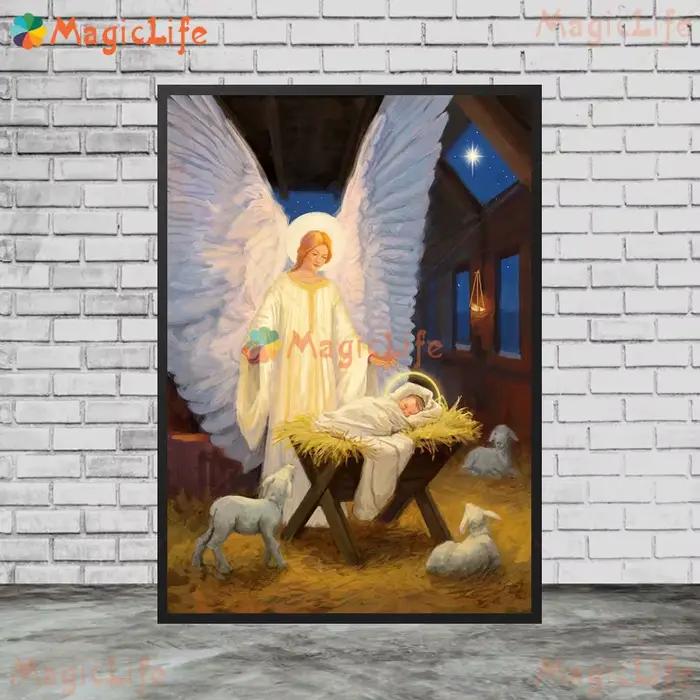 Affiche nordique de rédemption de Religion de la vierge marie de jésus