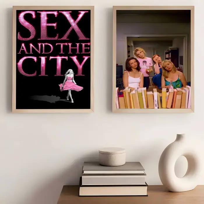 Affiches vintage classiques de la série télévisée Sex And The City