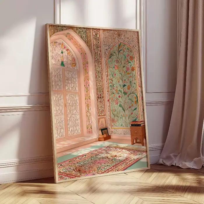 Affiche islamique, Art mural musulman, Impression d'architecture islamique, Décoration du Moyen-Orient, Affiche de mosquée, Impressions d'art islamique, Art islamique G
