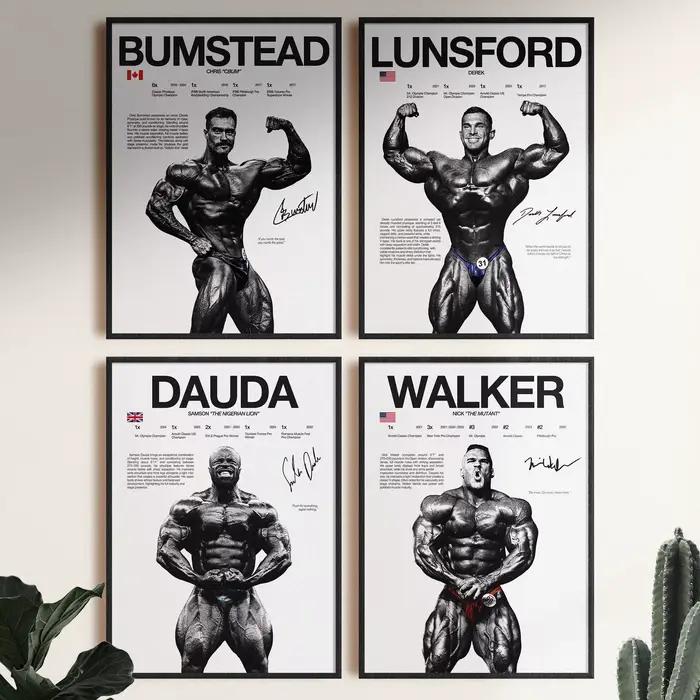 M. Olympia – affiche de légende de musculation