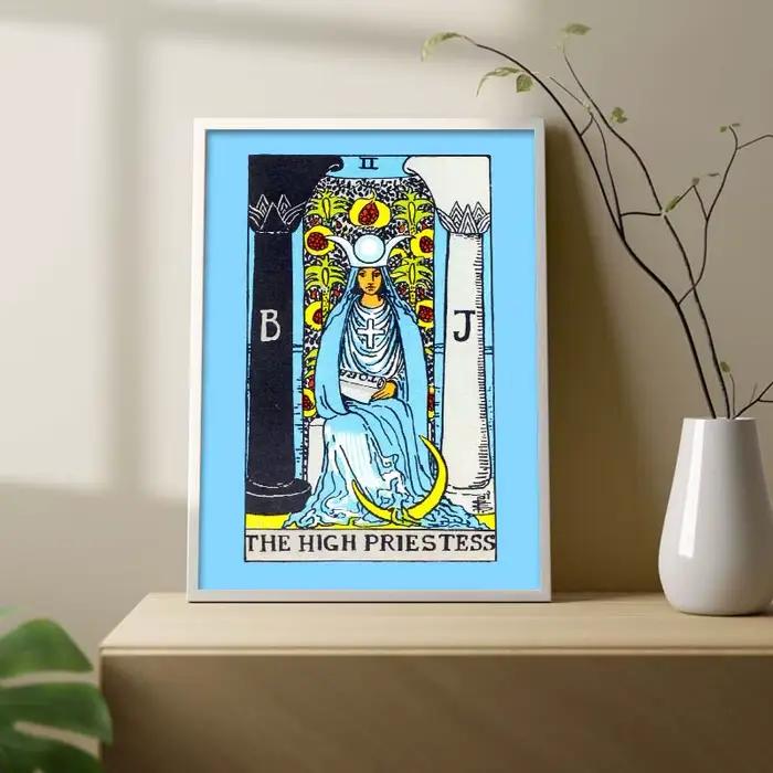 Toile d'art murale de carte de tarot Witchy The Hang