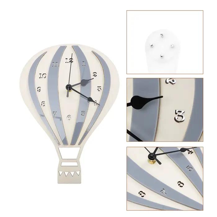 Horloge murale silencieuse à ballon à Air chaud