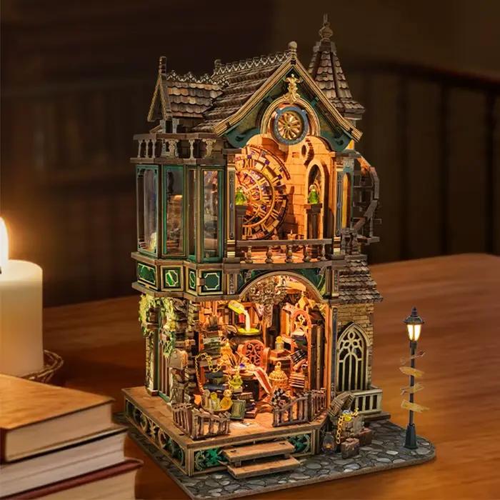 Kits de figurines miniatures DIY en bois