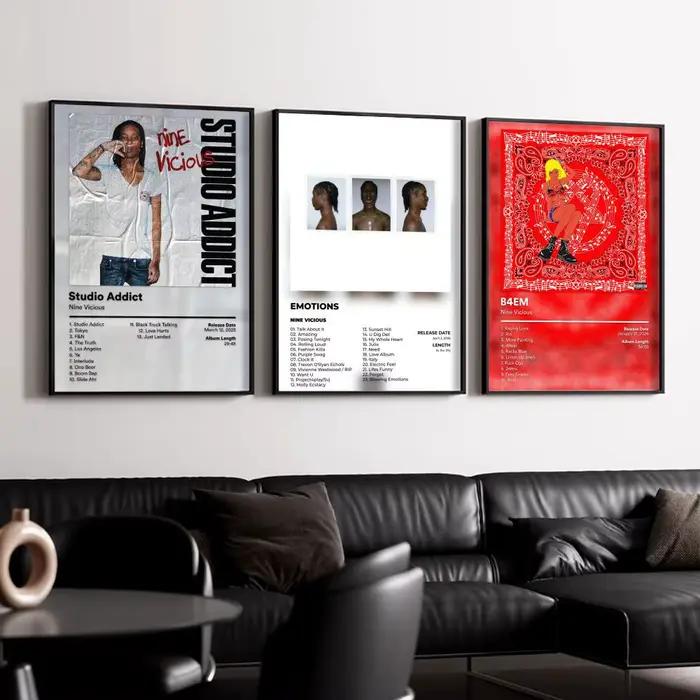 Affiche décorative murale N-Nine Vicious