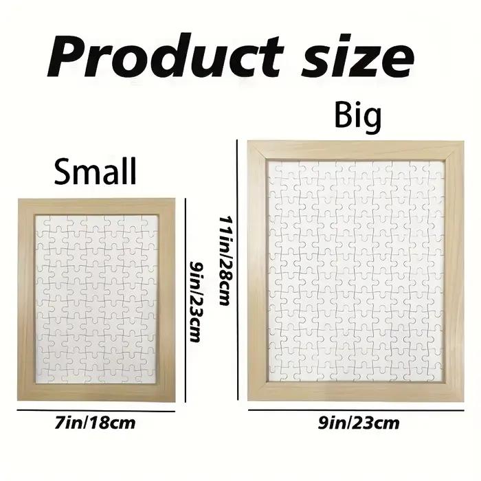 Puzzle en bois personnalisé avec cadre