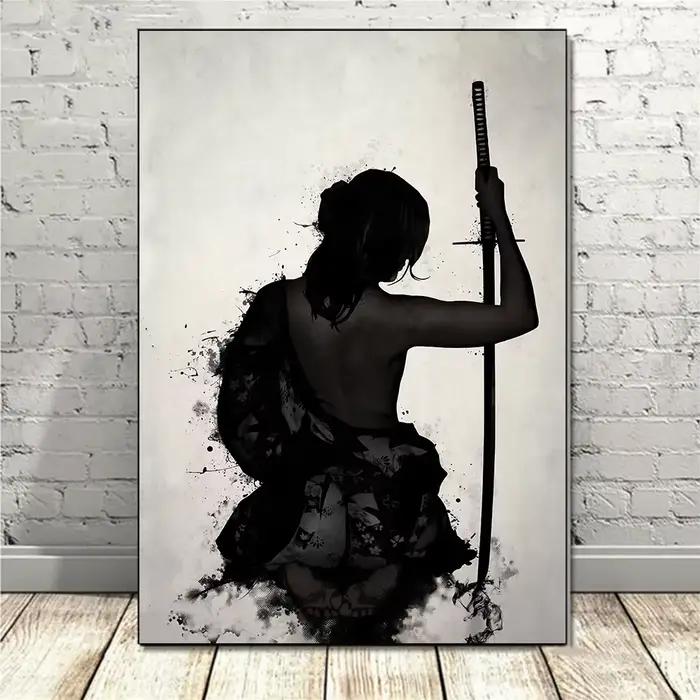 Peinture murale esthétique d'anime japonais