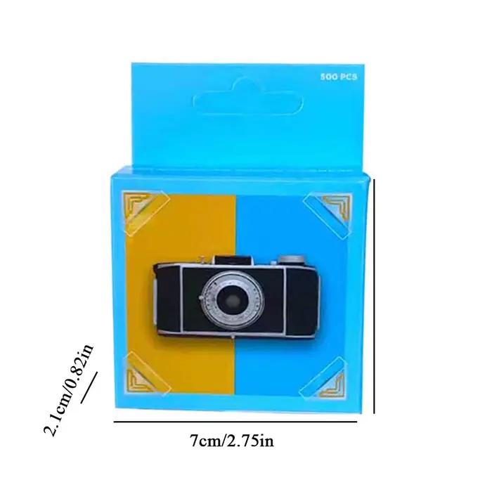 Autocollants de coins de photo transparents