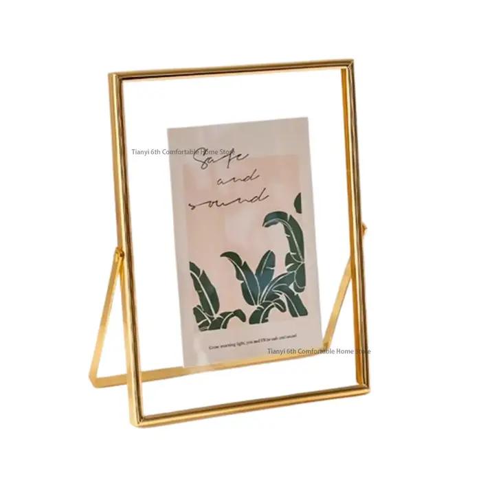 Cadre Photo créatif nordique moderne verre Transparent