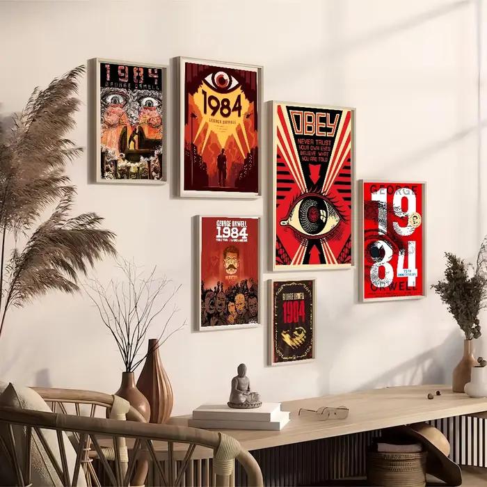 Affiches autocollantes de film George Orwell
