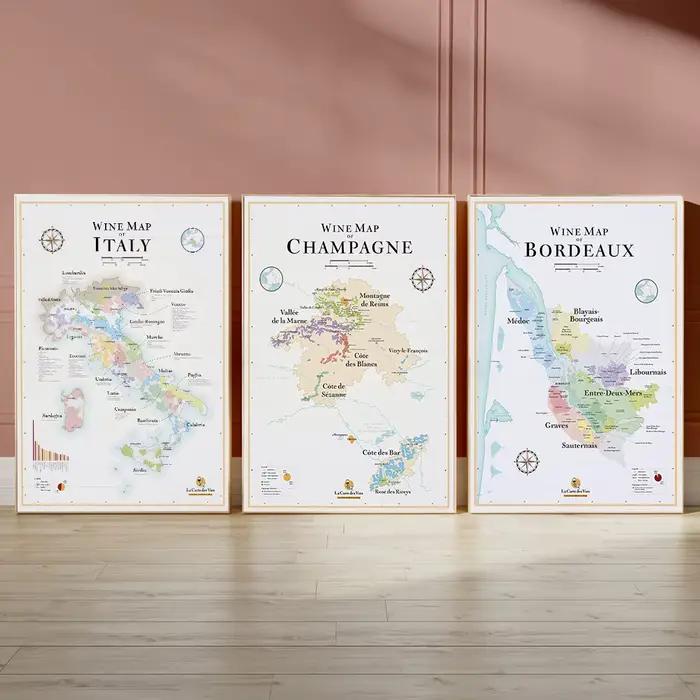 Carte du vin d'Espagne