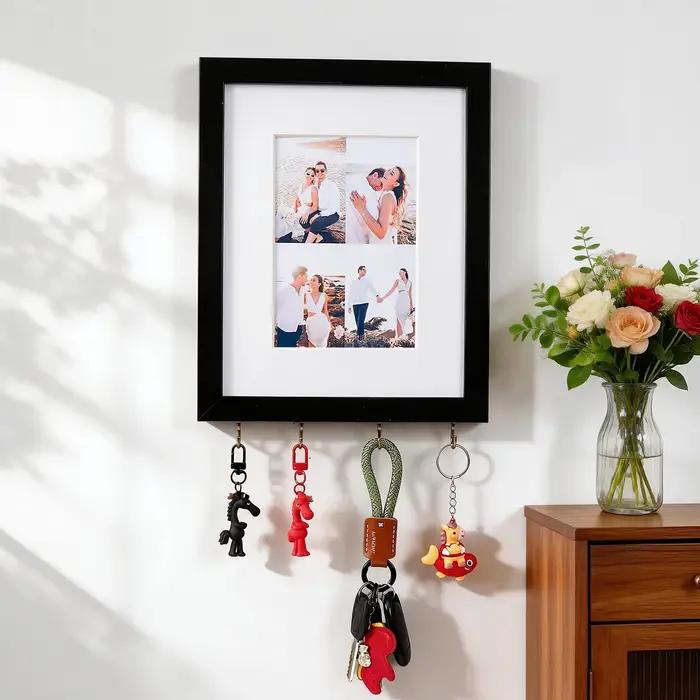Cadre photo mural DIY avec crochet