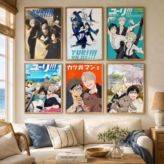 Affiche de sport Anime Y-Yuri on ICE