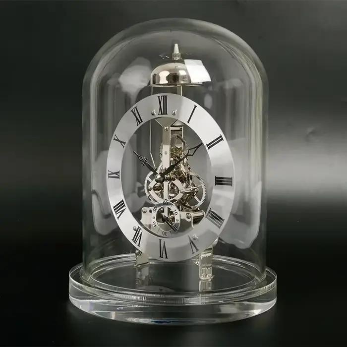Horloge de bureau mécanique en métal nordique
