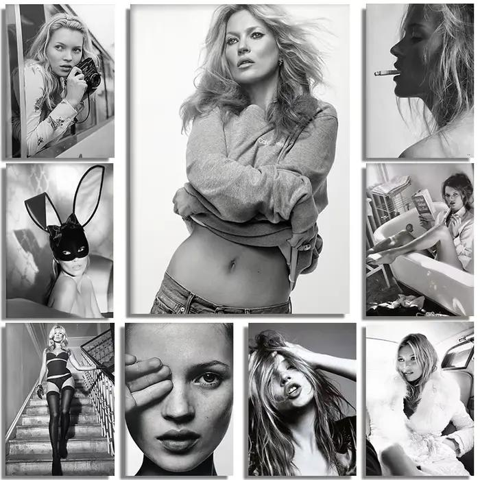 Affiche de mode féministe Kate Moss