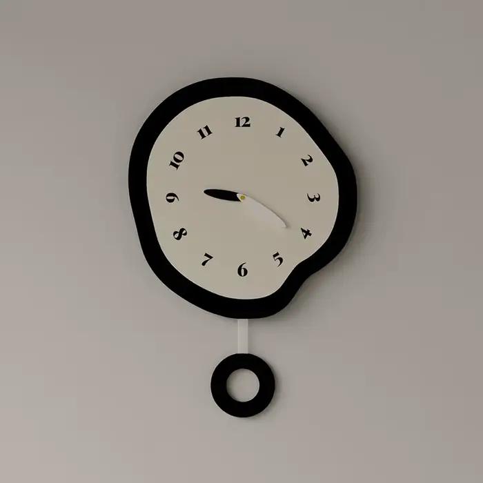 MOMO horloge murale scandinave Restaurant Ins